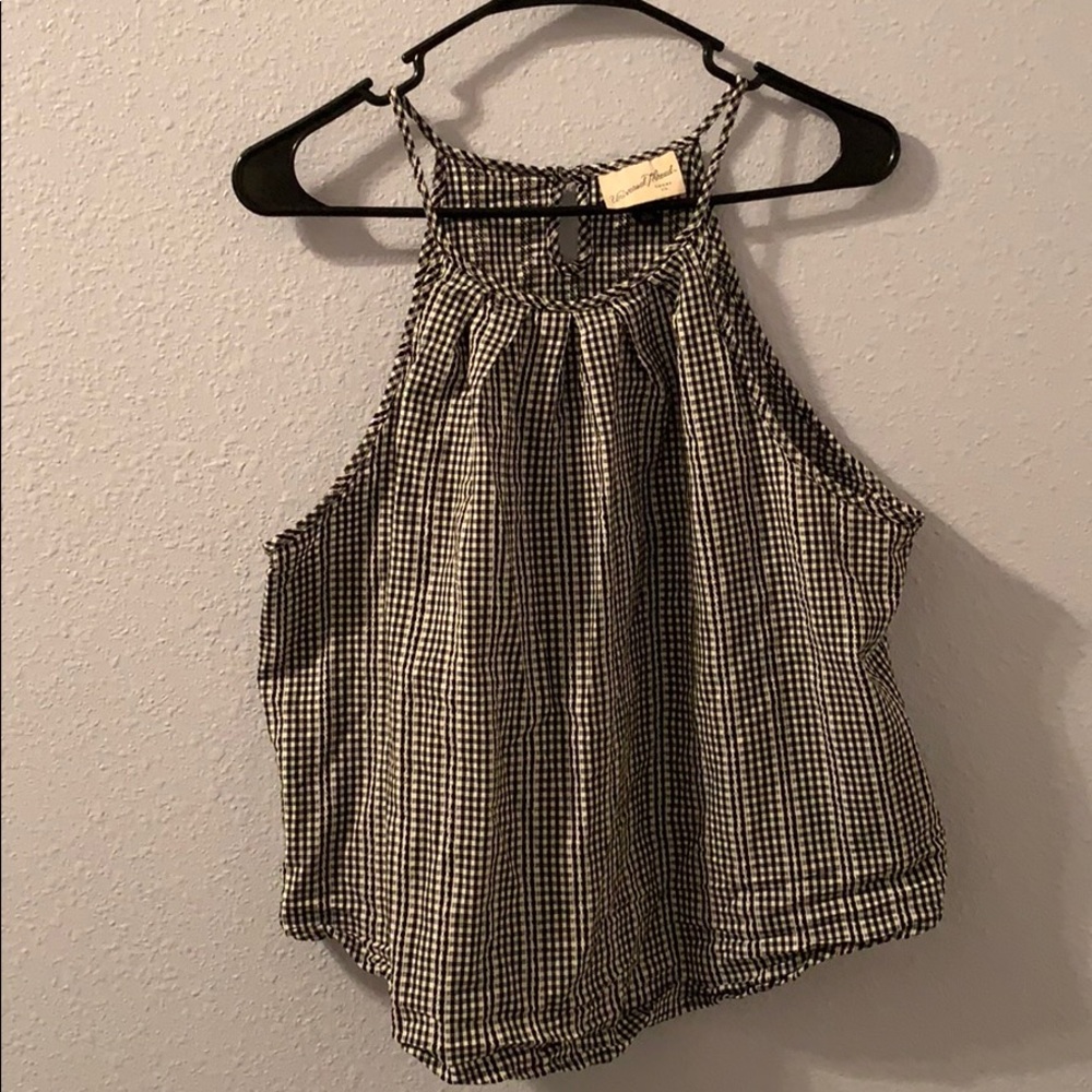 Gingham blouse